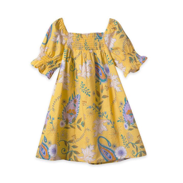 Olivia Dress - Sunshine Paisley