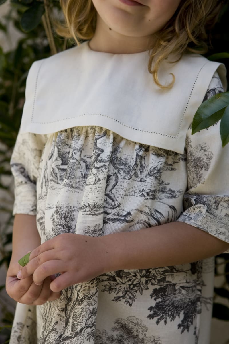 Frida - Black Toile De Jouy