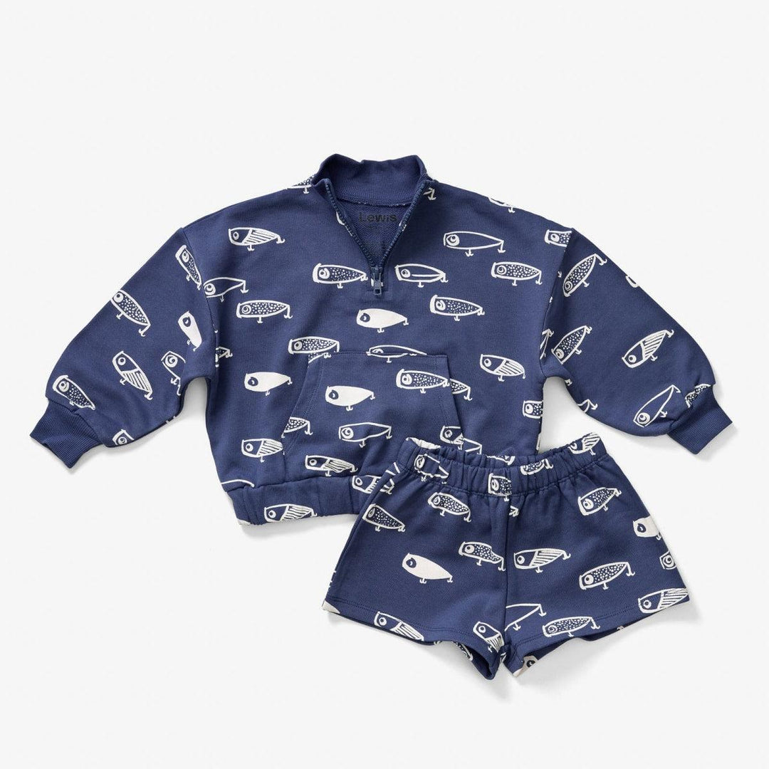 Quarter Zip - Lure Denim