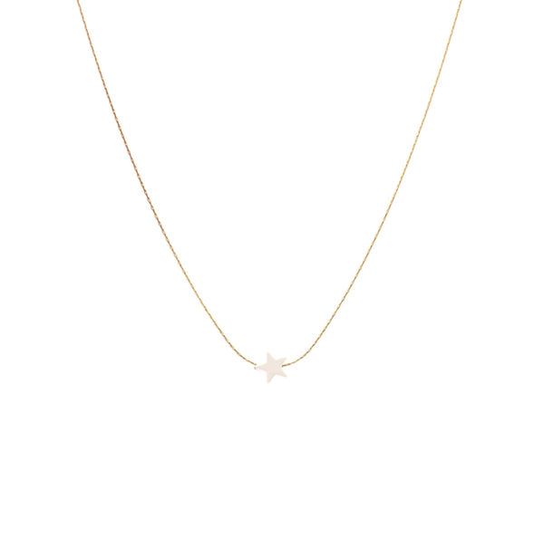 Stella ~ Salty Pendants - White - 18k Gold