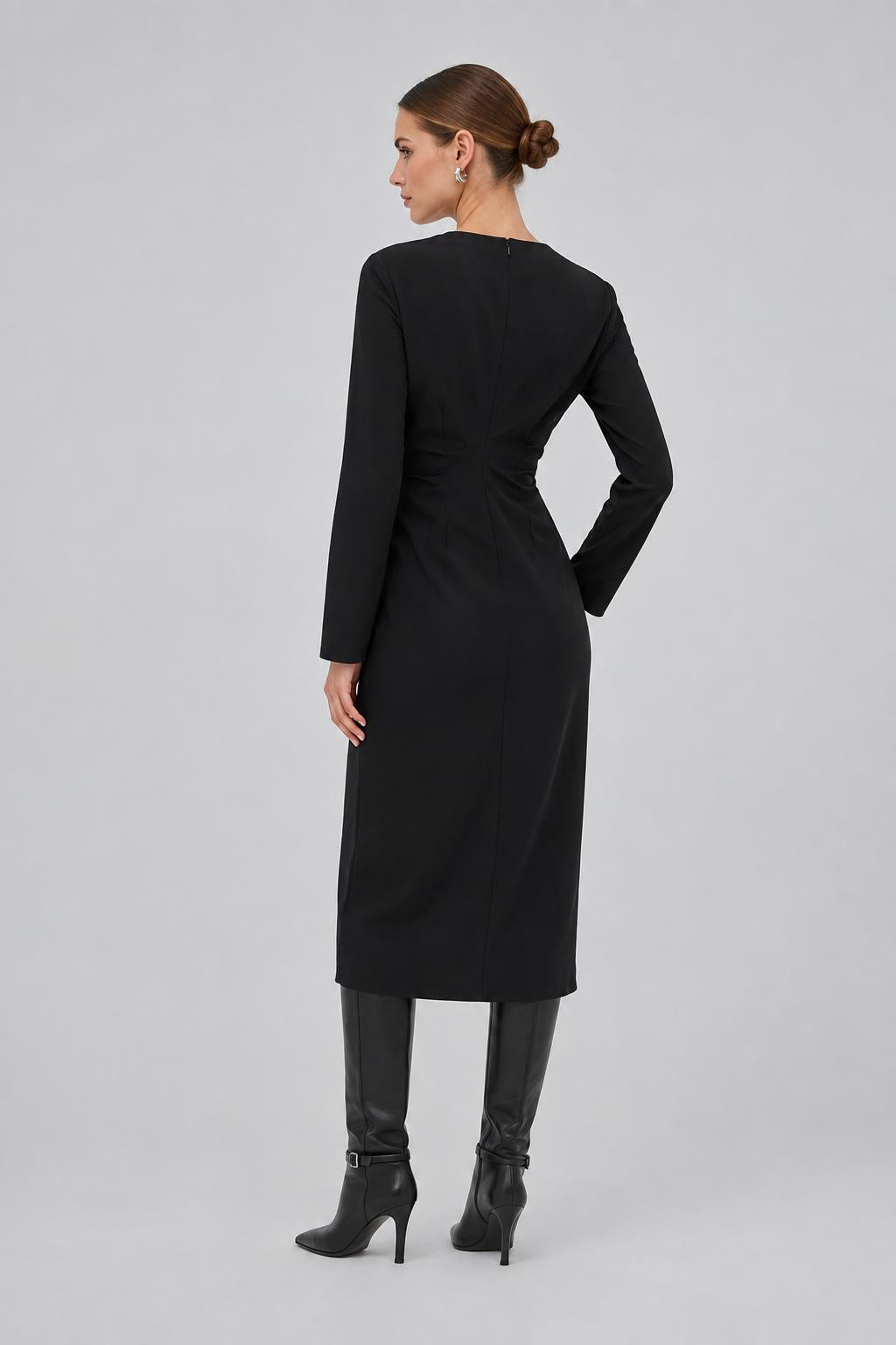 Keyhole Dress - Black