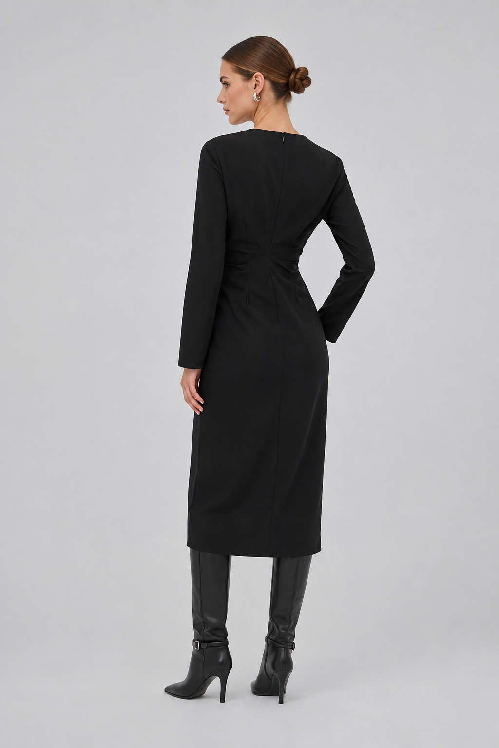 Keyhole Dress - Black