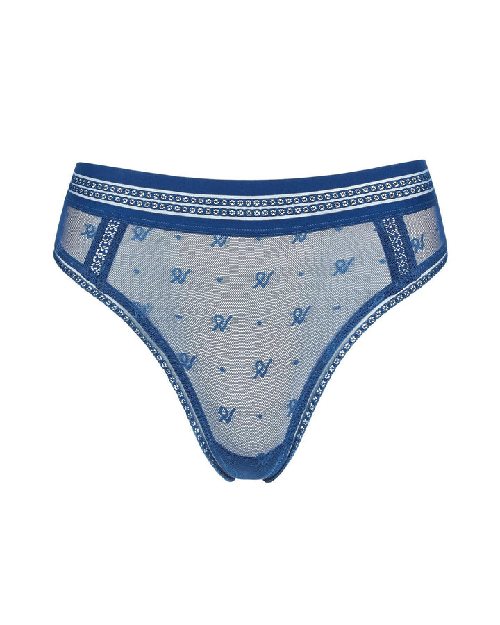 The Brazilian Brief Logo Mesh - French Navy