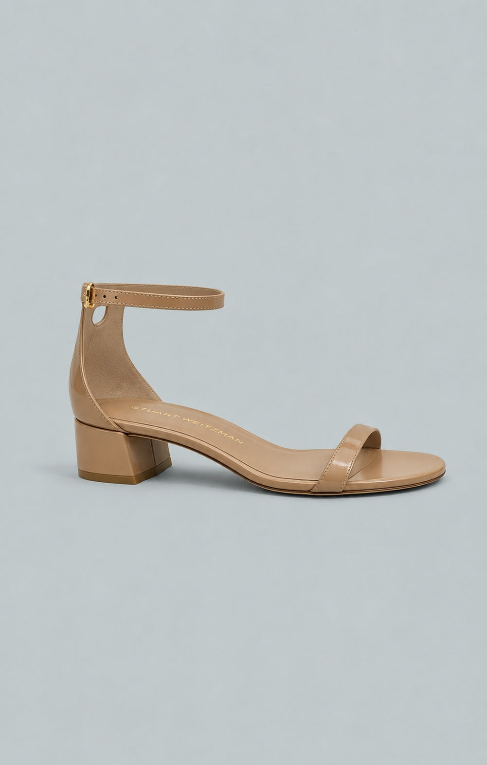 Women's Nudist Block Heel Sandals - Adobe
