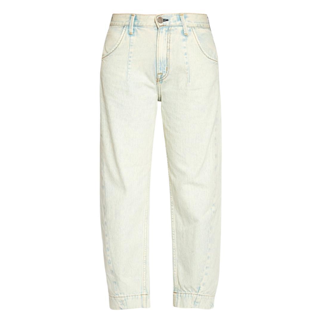 Lou 90's Comfort Crop - Light Blue