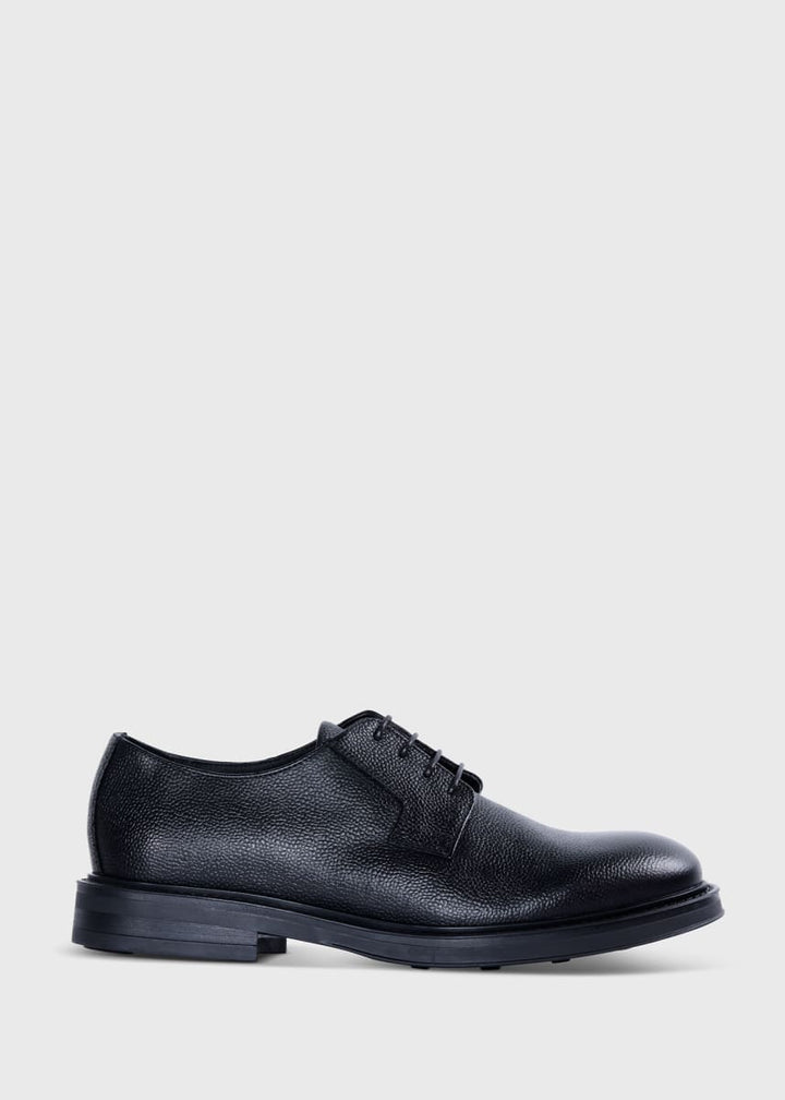 Michael Leather Lace Up - Black