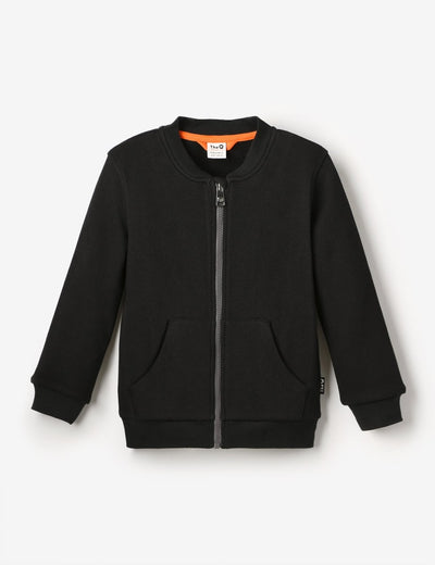 Organic Bomber Jacket - Black Ink