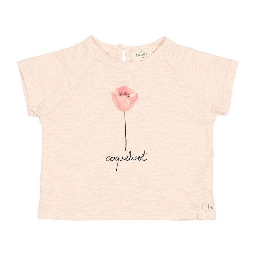 Drew Coquelicot T-Shirt - Rose T-Shirts Buho 