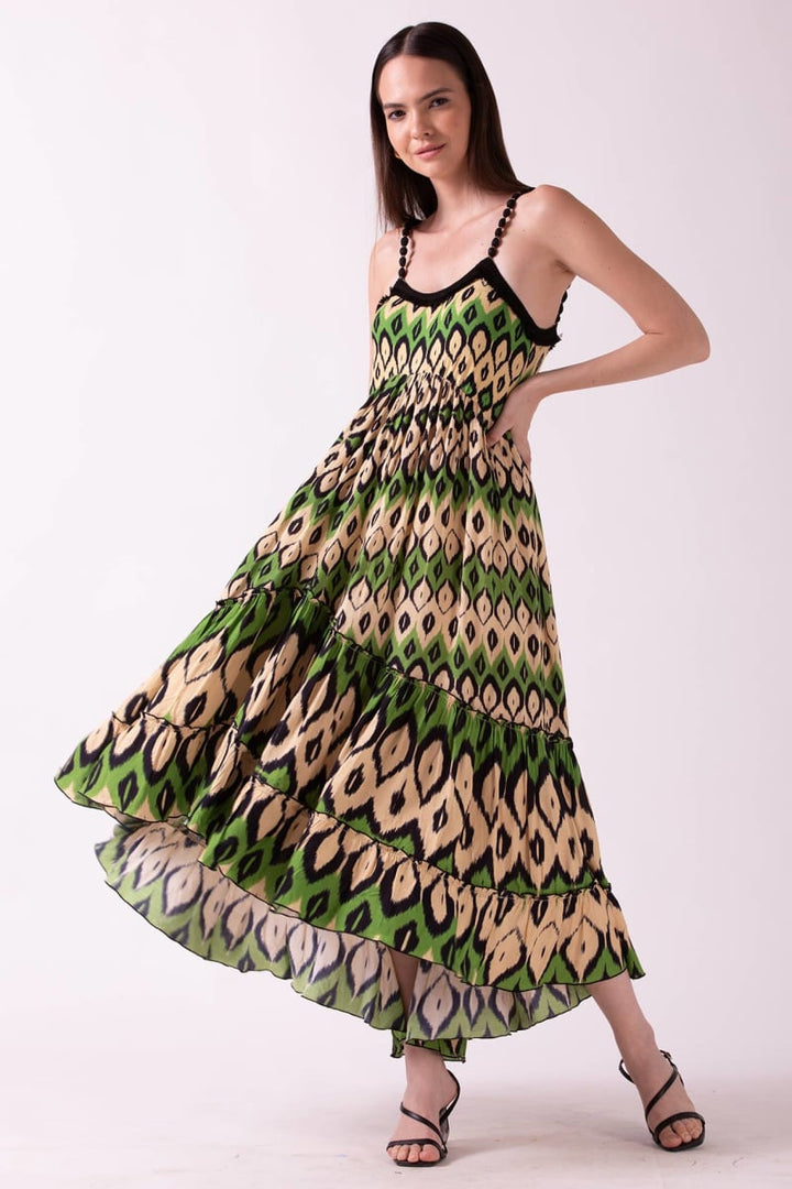 Acacia Maxi Dress - Green