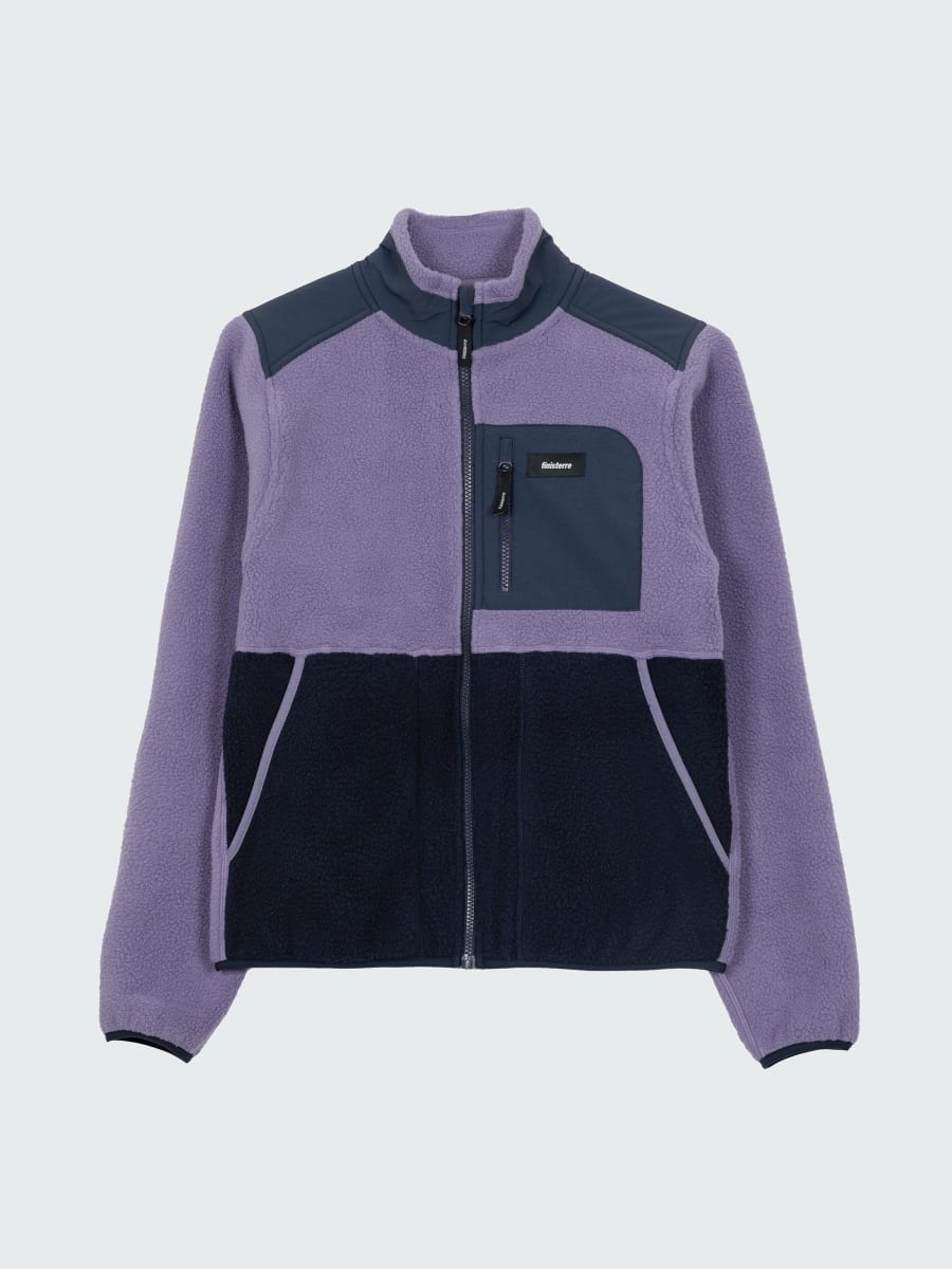 Women's Bolster Full Zip Fleece - Violet Sky/Navy