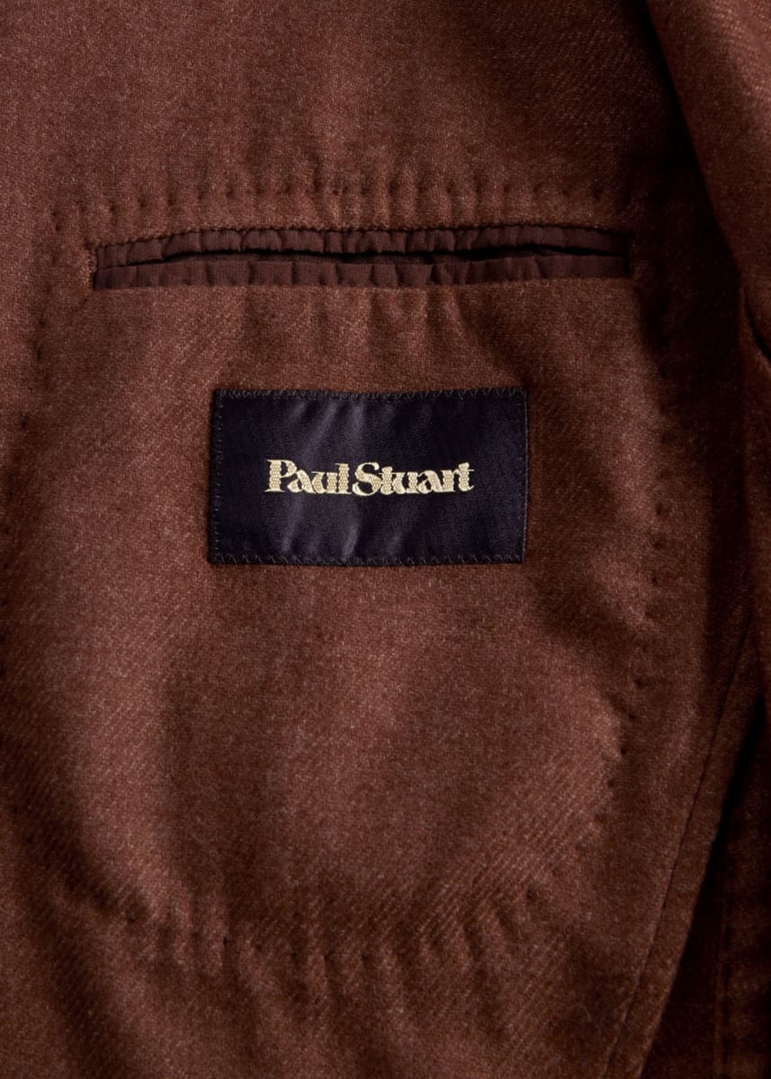 Wool Garment Dyed Jacket - Brown