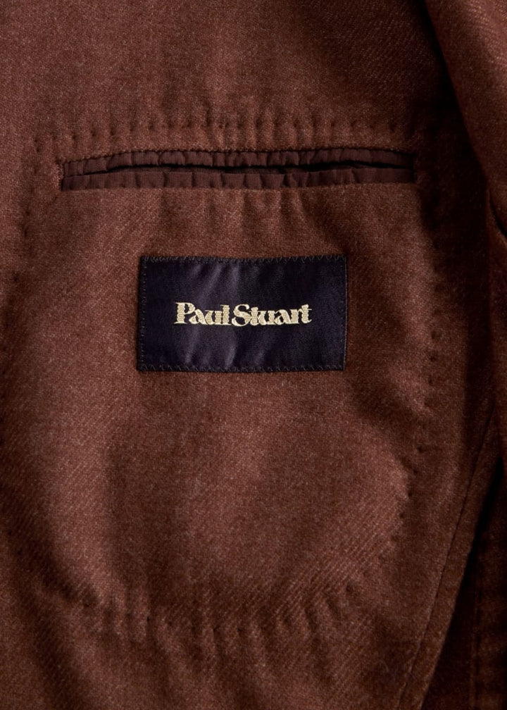 Wool Garment Dyed Jacket - Brown