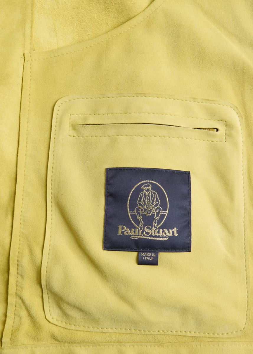 Ultra Soft Suede Jacket - Light Yellow