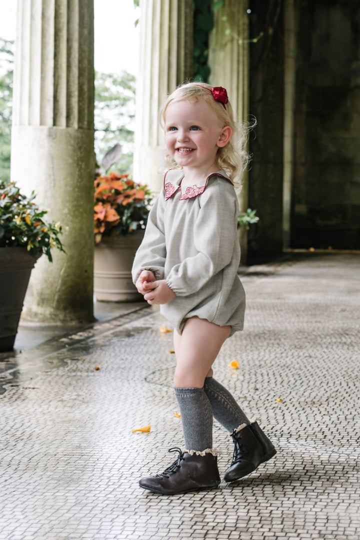 Holland Romper - Grey