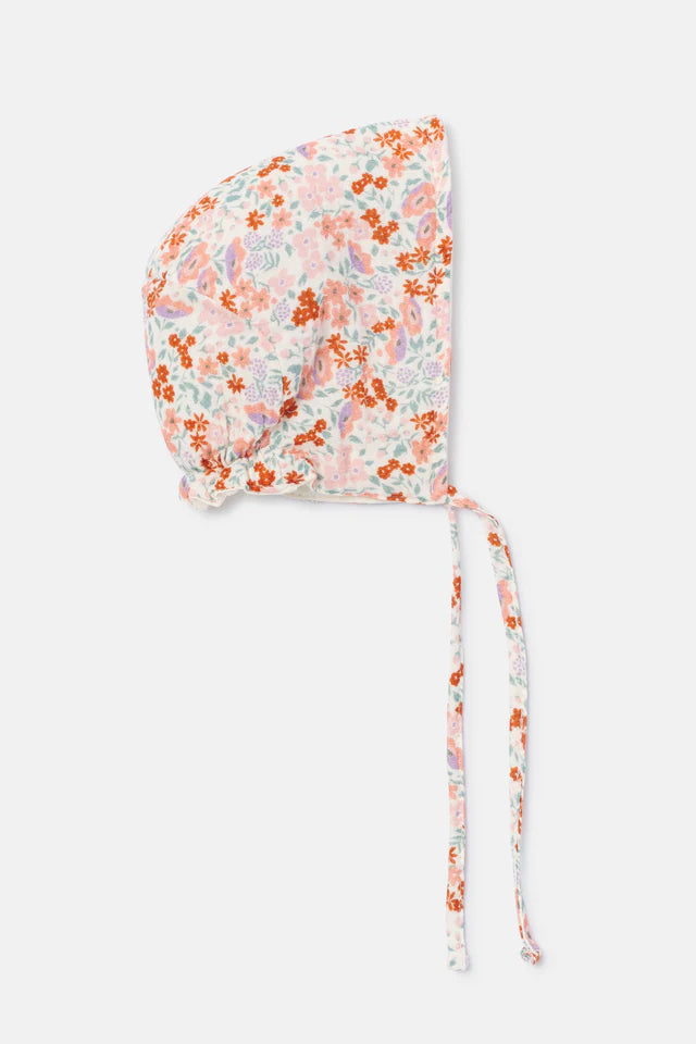 Sweet Floral Baby Bonnet - Unique