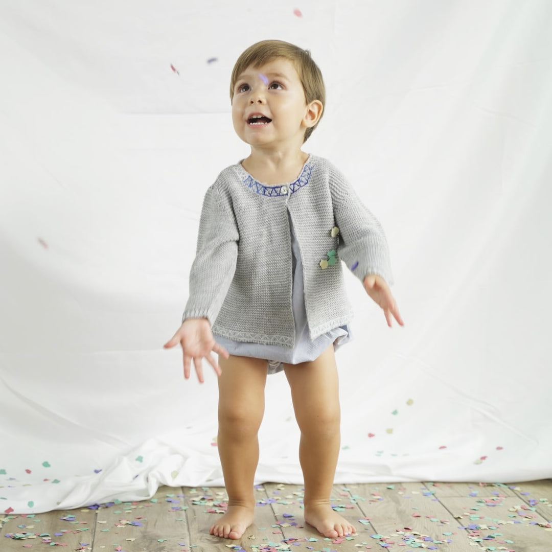 Knit Cardigan - Grey