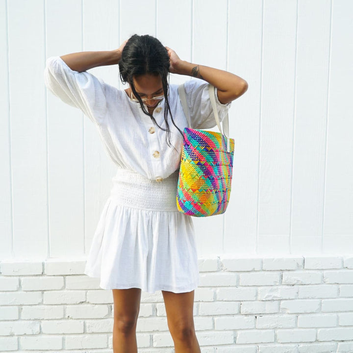 Rumba Multicolored Midi Basket