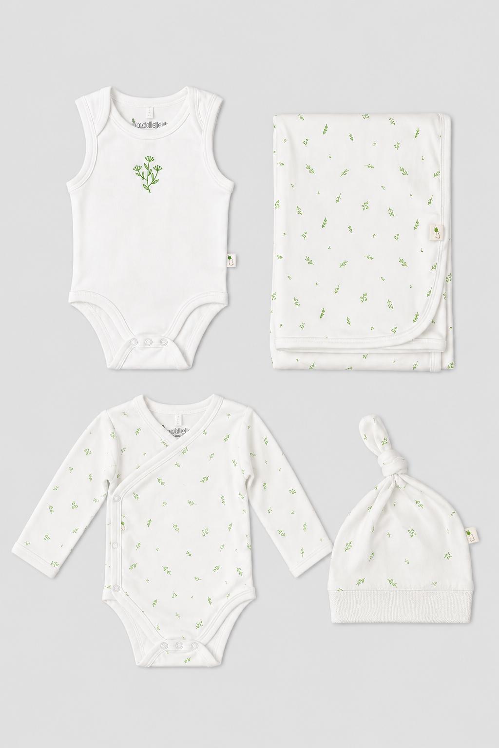 CuddleFields Bundle of Joy Layette Set - Innocence White
