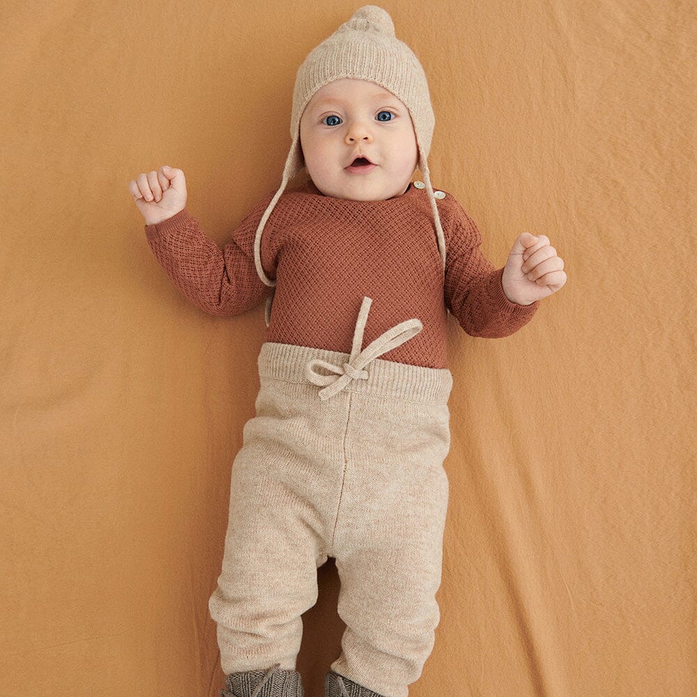 Baby Pants - Beige Melange Pants FUB 