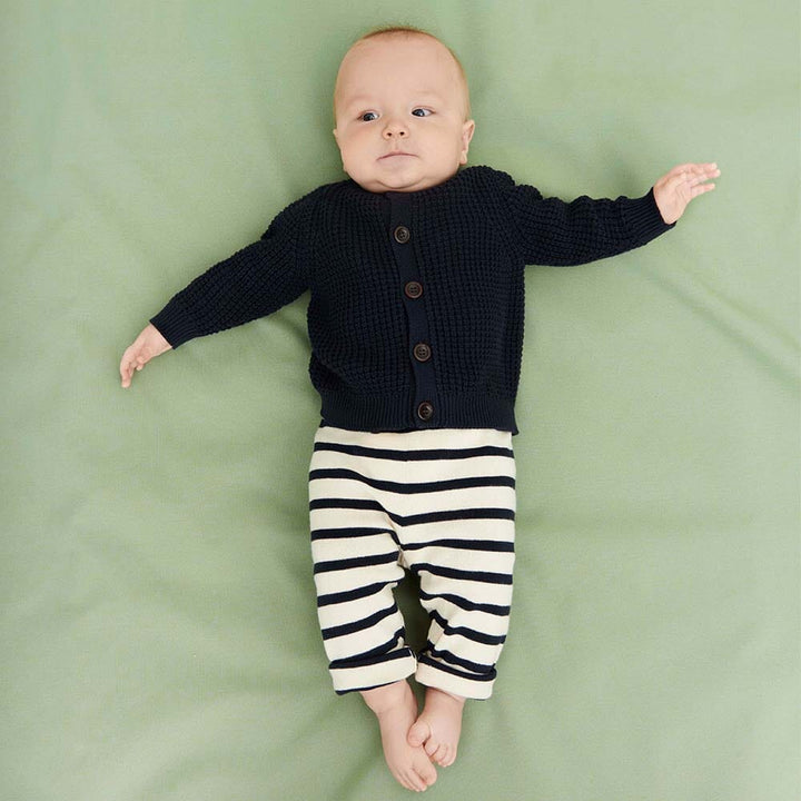 Baby Rib Cardigan - Dark Navy Cardigans FUB 