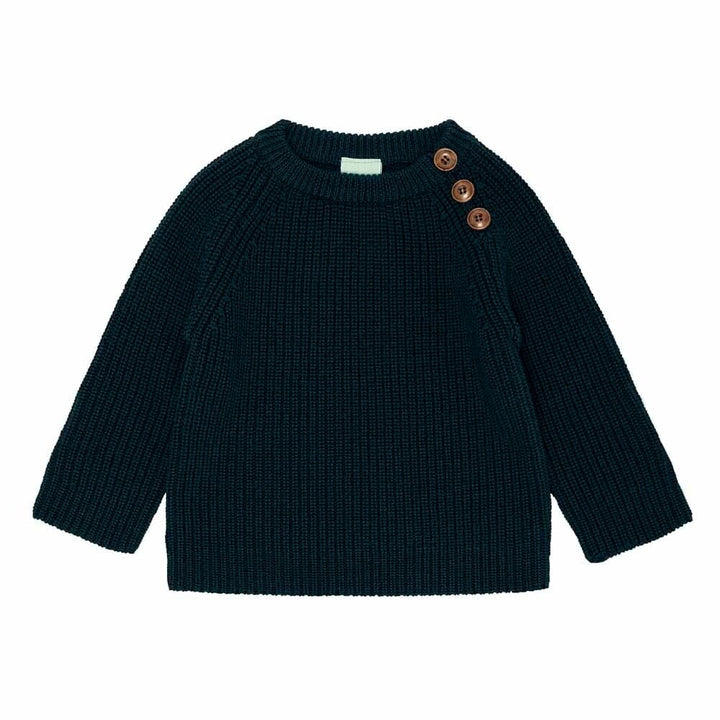 Baby Rib Sweater - Teal Sweaters FUB 