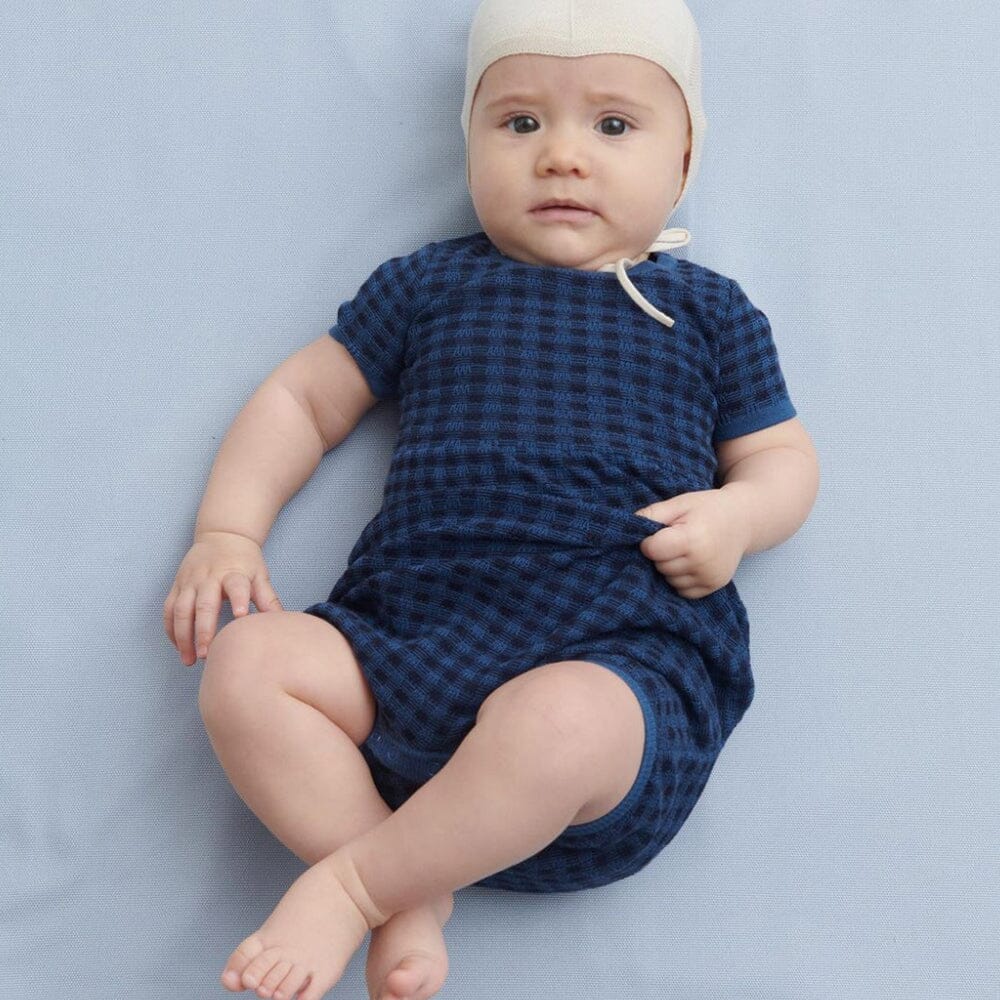 Baby Romper Suit - Indigo/Dark Navy One Pieces FUB 