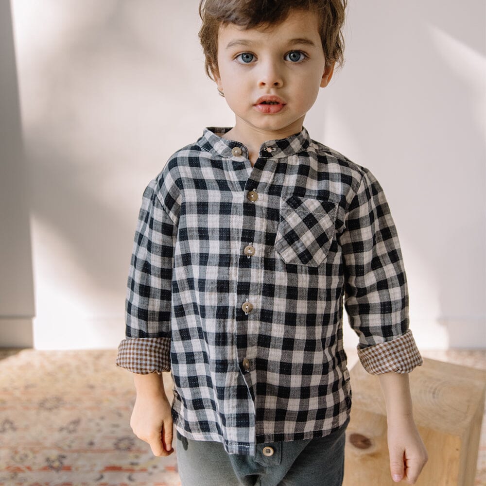 Baby Vichy Shirt - Ecru Shirts Buho 