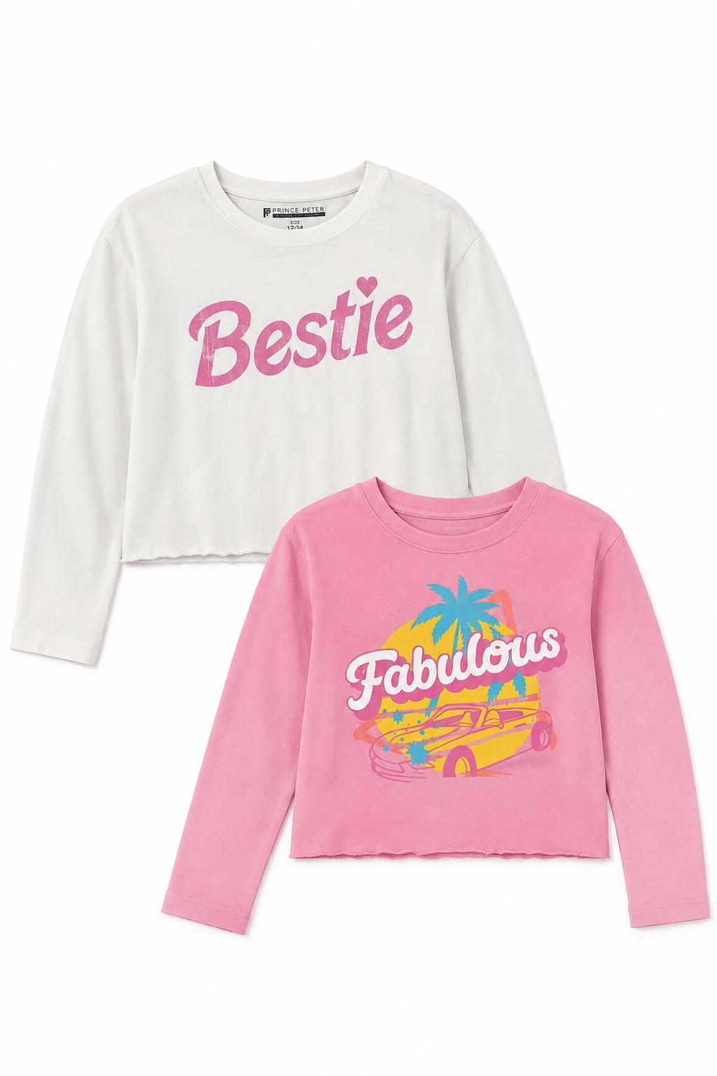Bestie Crop Top 2-Pack - Little Kids