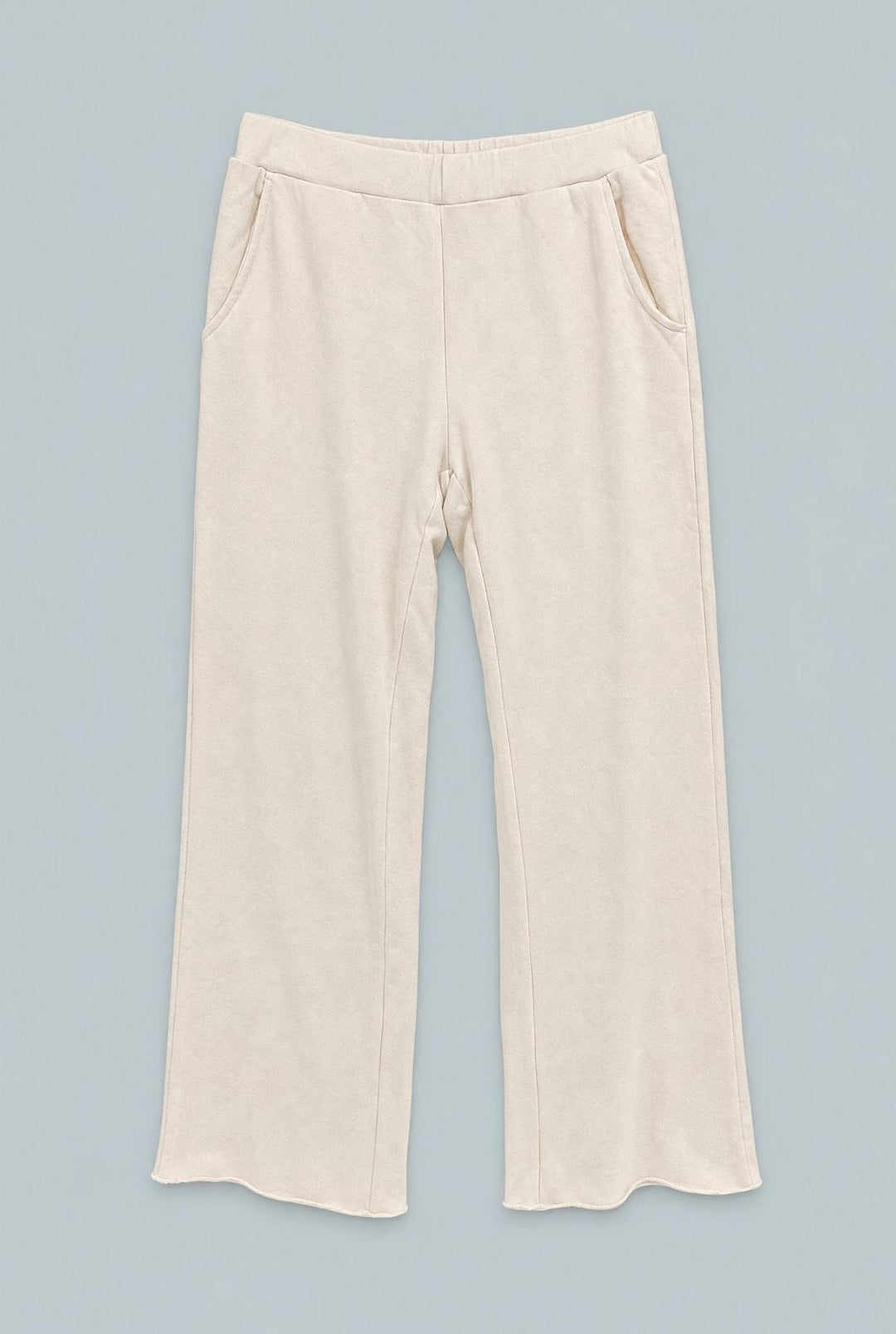 Wide Leg Sweatpant - Ivory