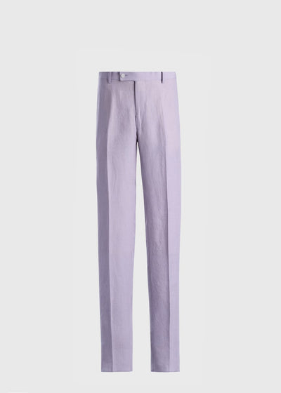 Linen Dress Trousers - Lilac