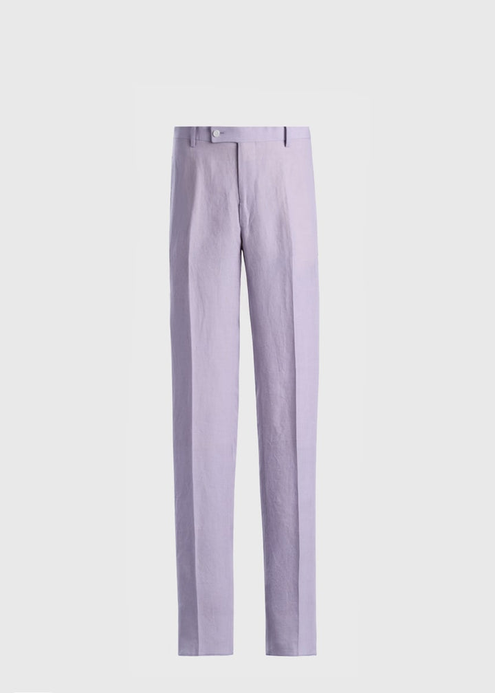 Linen Dress Trousers - Lilac