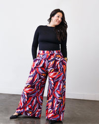 The Printed Sarah Pant - Jewel-motif