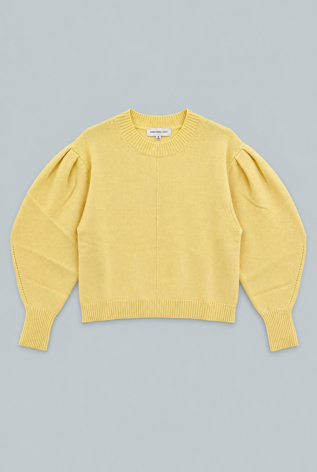 Minnie Puff Sleeve Sweater - Yellow