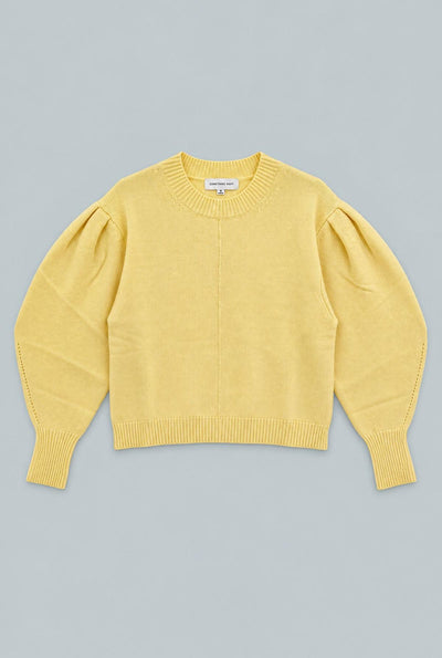 Minnie Puff Sleeve Sweater - Yellow