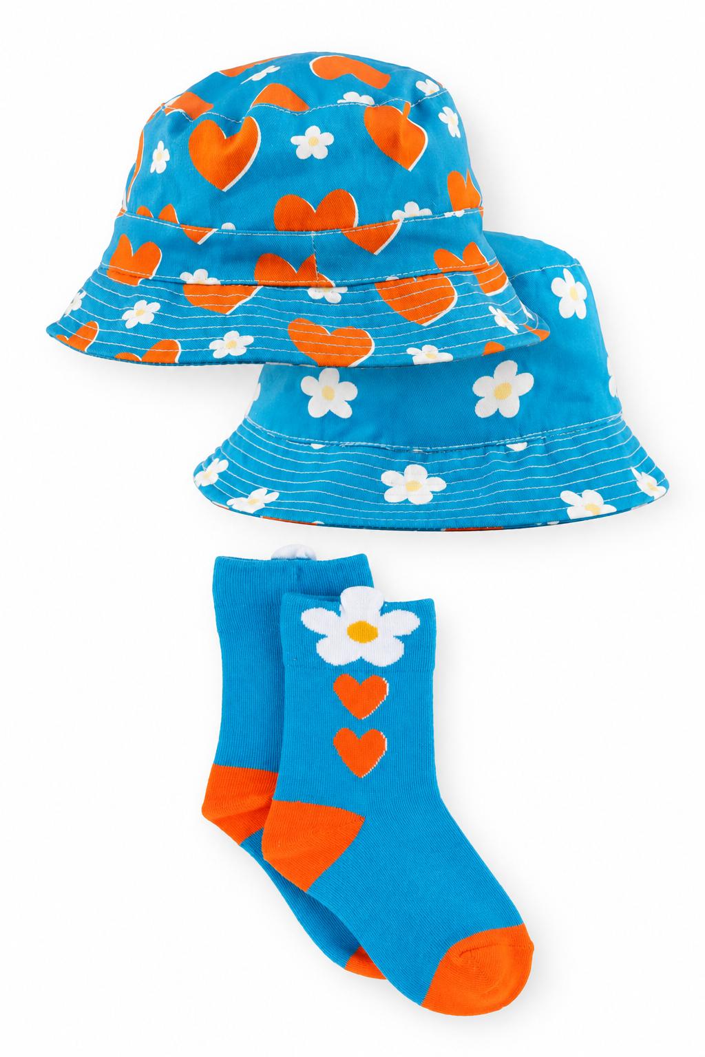 Miki Miette Bucket Hat & Socks Set - Love + Daisies