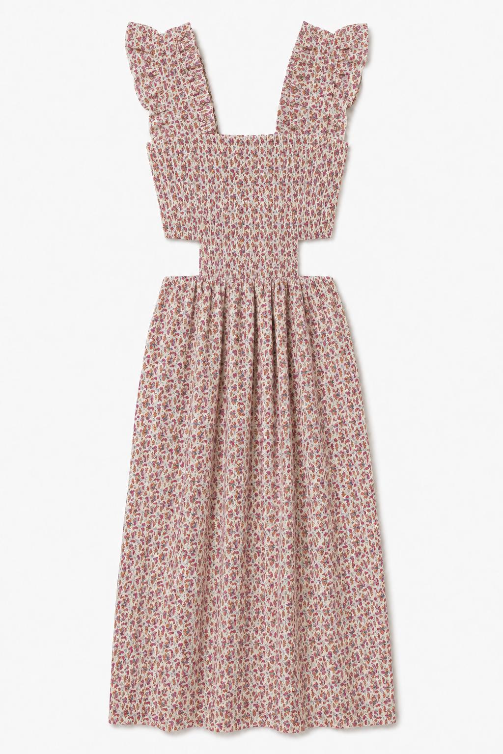 Lauren Dress - Cream Swirl