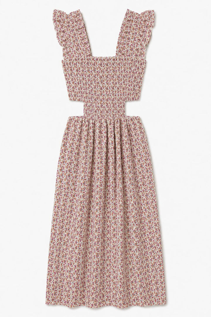 Lauren Dress - Cream Swirl