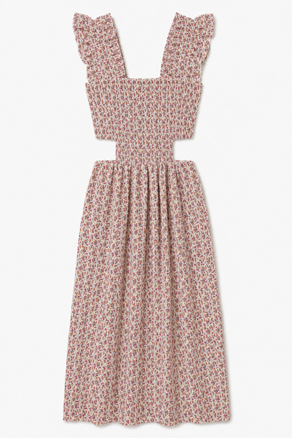 Lauren Dress - Cream Swirl