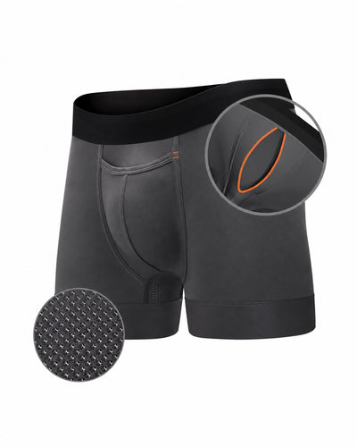 Elite Air II Boxer Brief - Iron (Dark Gray)