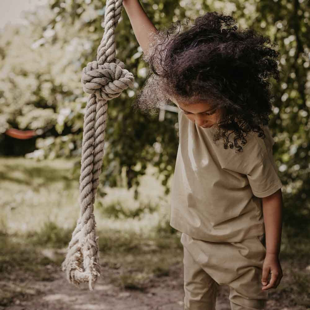 The Boxy Tee - Sand T-Shirts The Simple Folk 