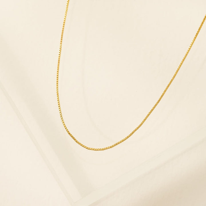 Box Chain Necklace - Gold