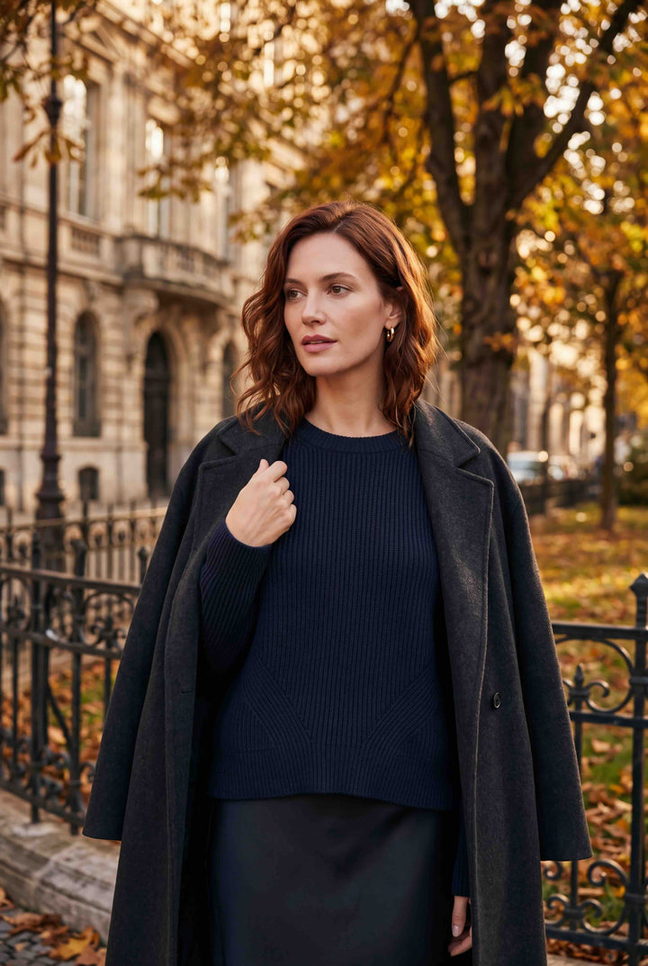 Brina Crewneck - Navy