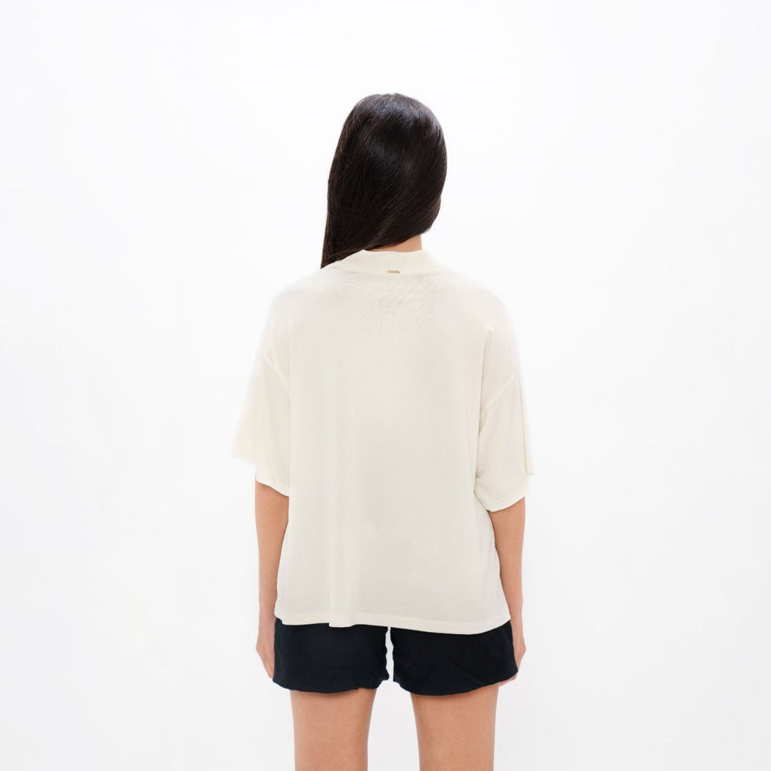 Beirut Boxy Tee - Powder