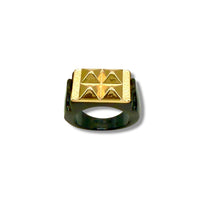 Pyramid Signet Ring