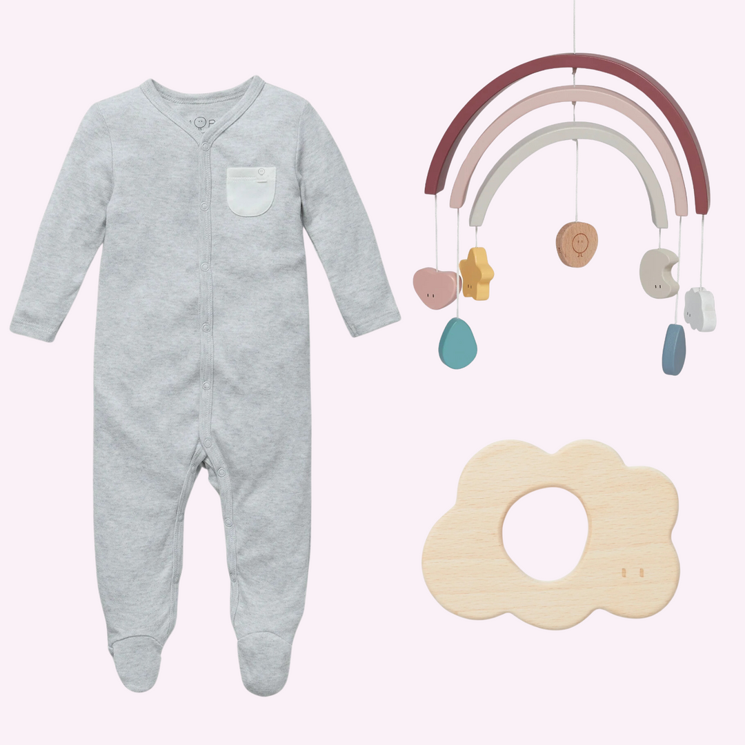 Baby Girl Holiday Bundle / Cloud Teether