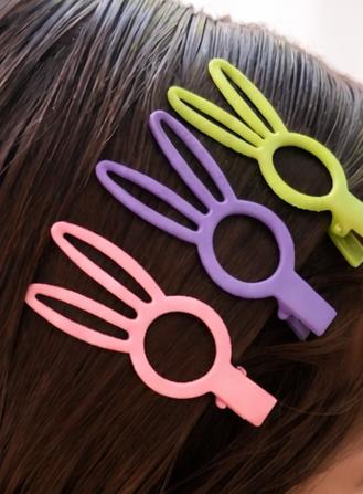 Bunny Ears Snap Clips – Set of 3
