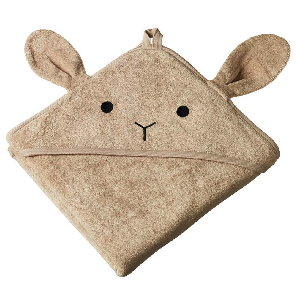 Bunny Hooded Towel - Nougat