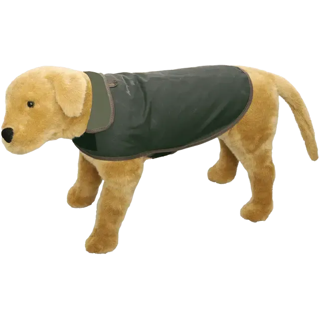 Dog Jacket Waxed - Hunter