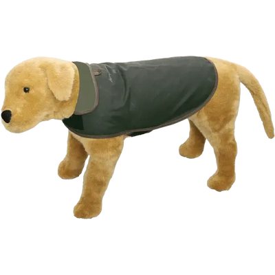 Dog Jacket Waxed - Hunter