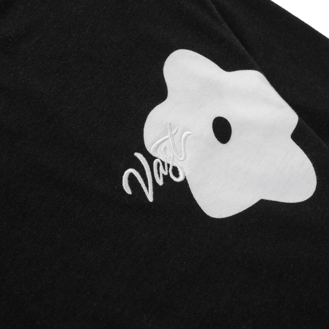 Long Sleeve Bloom Tee - Black